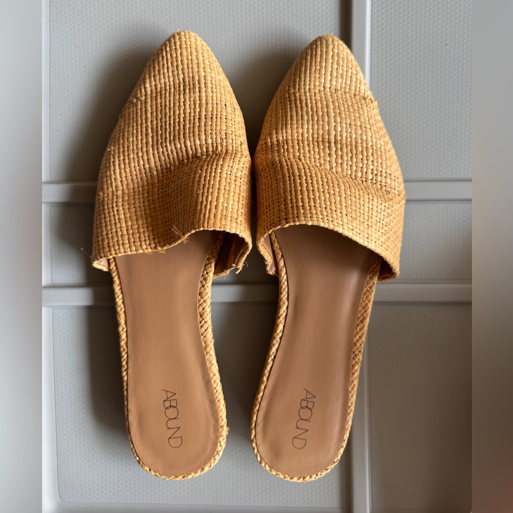 Abound Women's Woven Mules, size 8 1/2